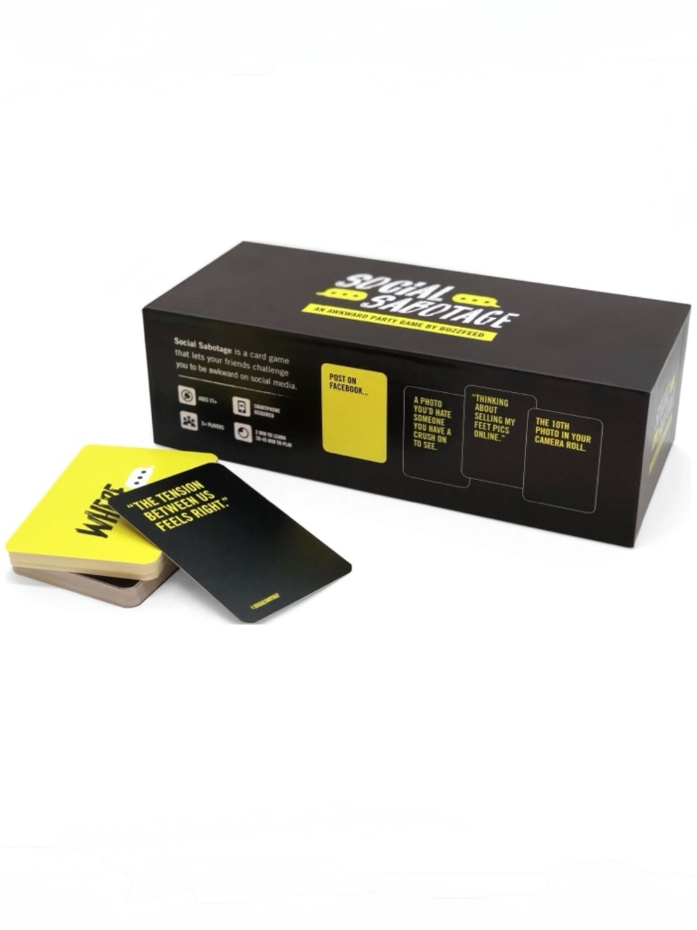 Social Sabotage An Awkward Party Game by BuzzFeed New Unused